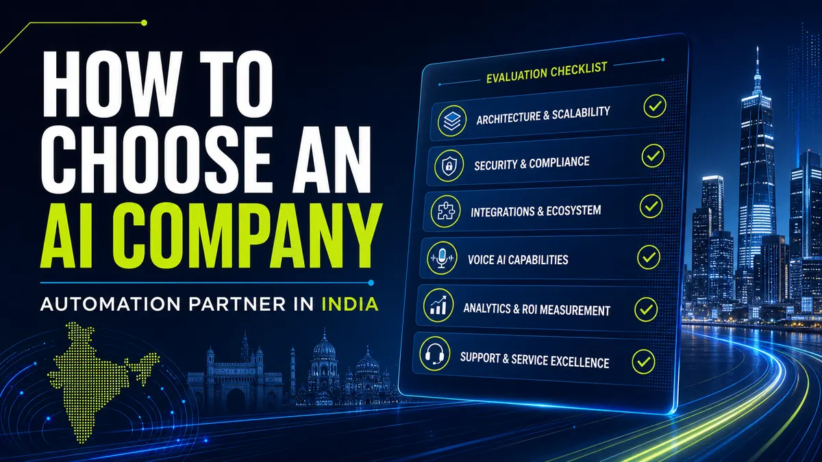Business team evaluating an AI automation company in India