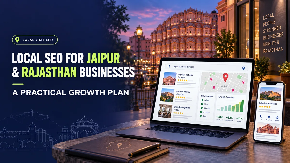 Local SEO analytics and Jaipur service-area visibility plan