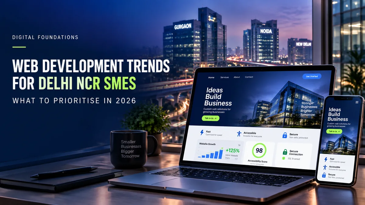 Responsive website and mobile experience for a Delhi NCR business
